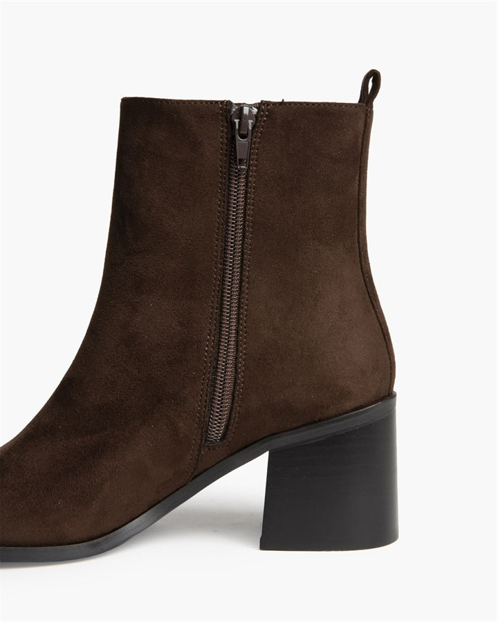 Botins de salto médio largo 26320