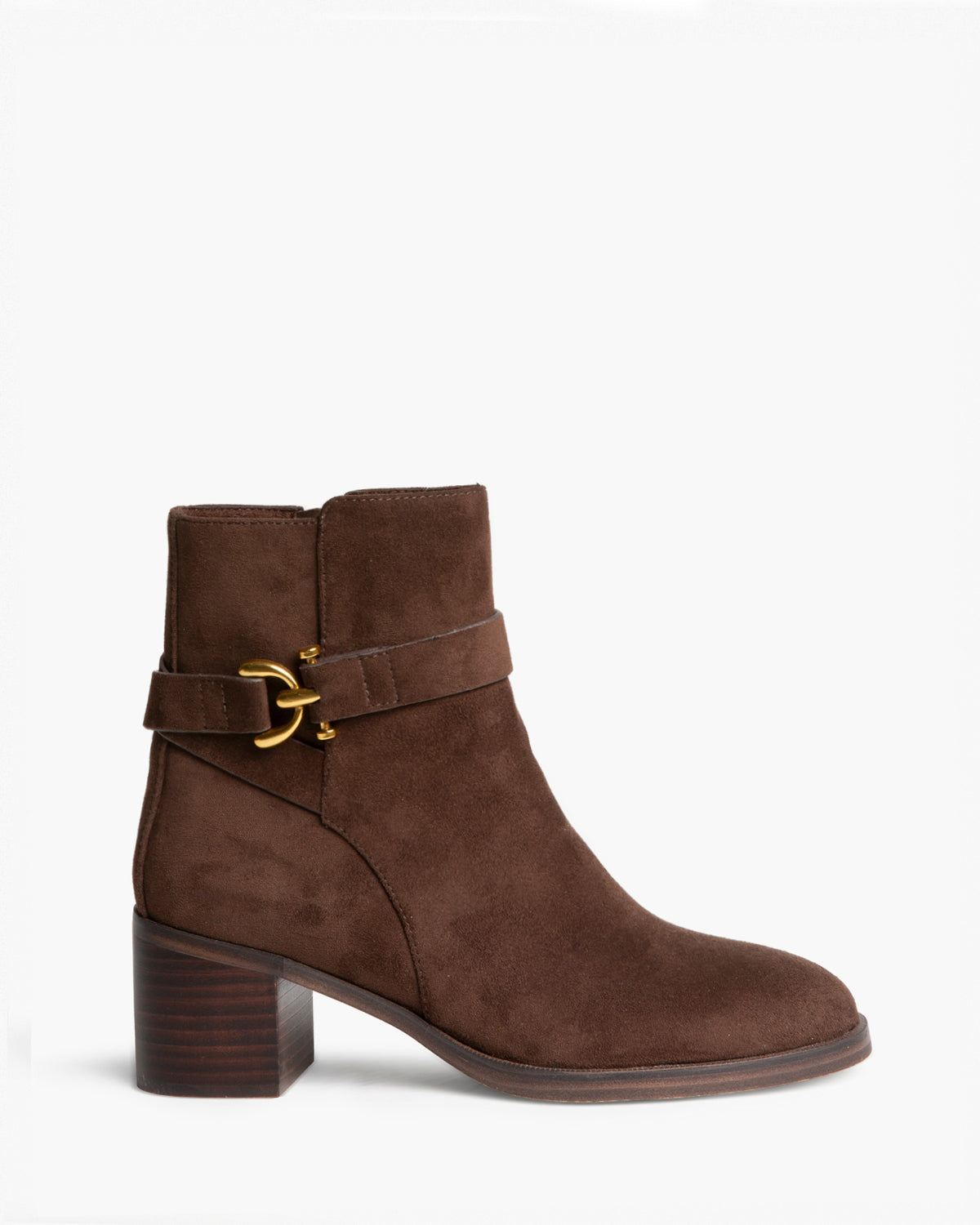 Botins de salto médio com aplicação 26319