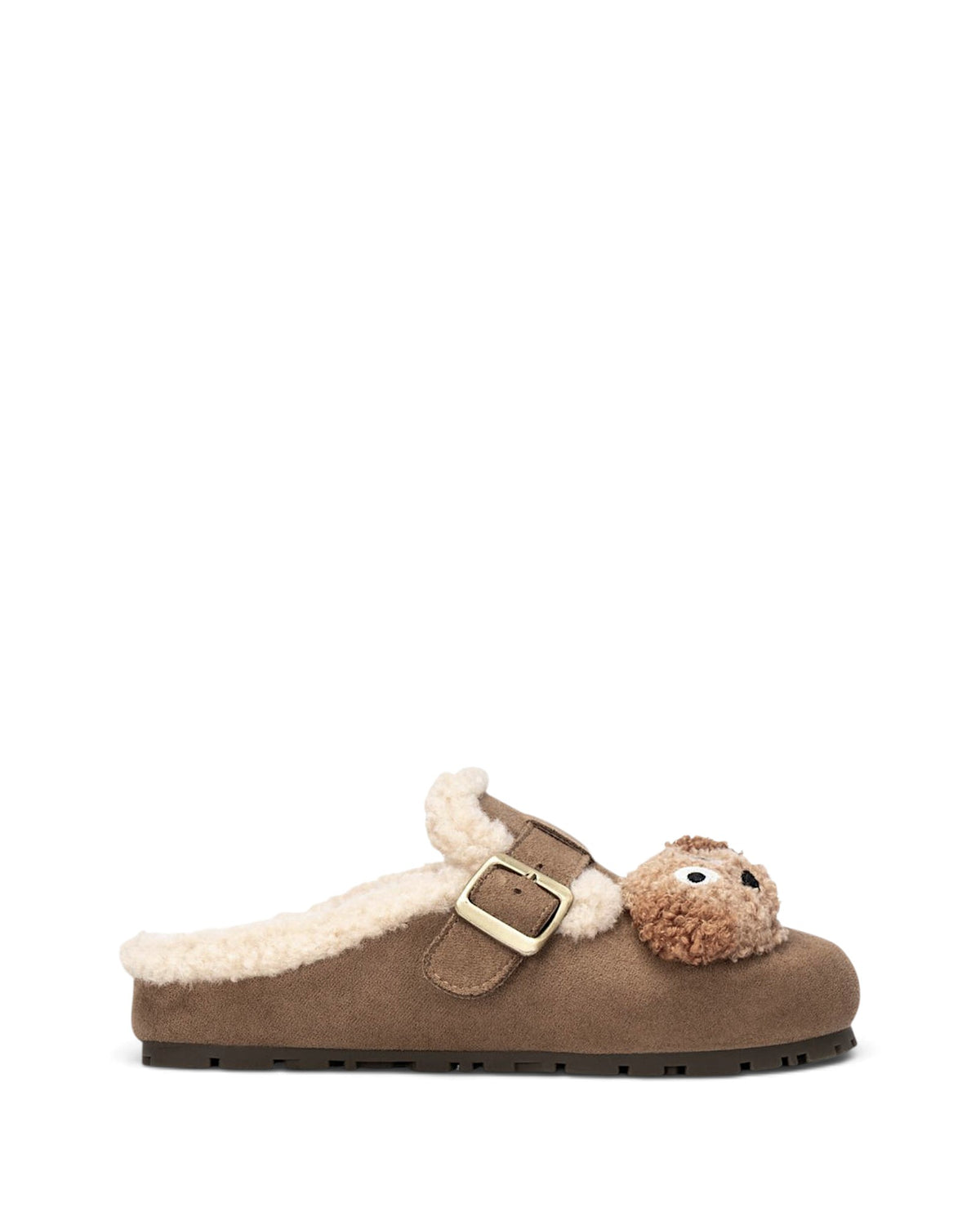 Clogs com pêlo e detalhe animal 26365
