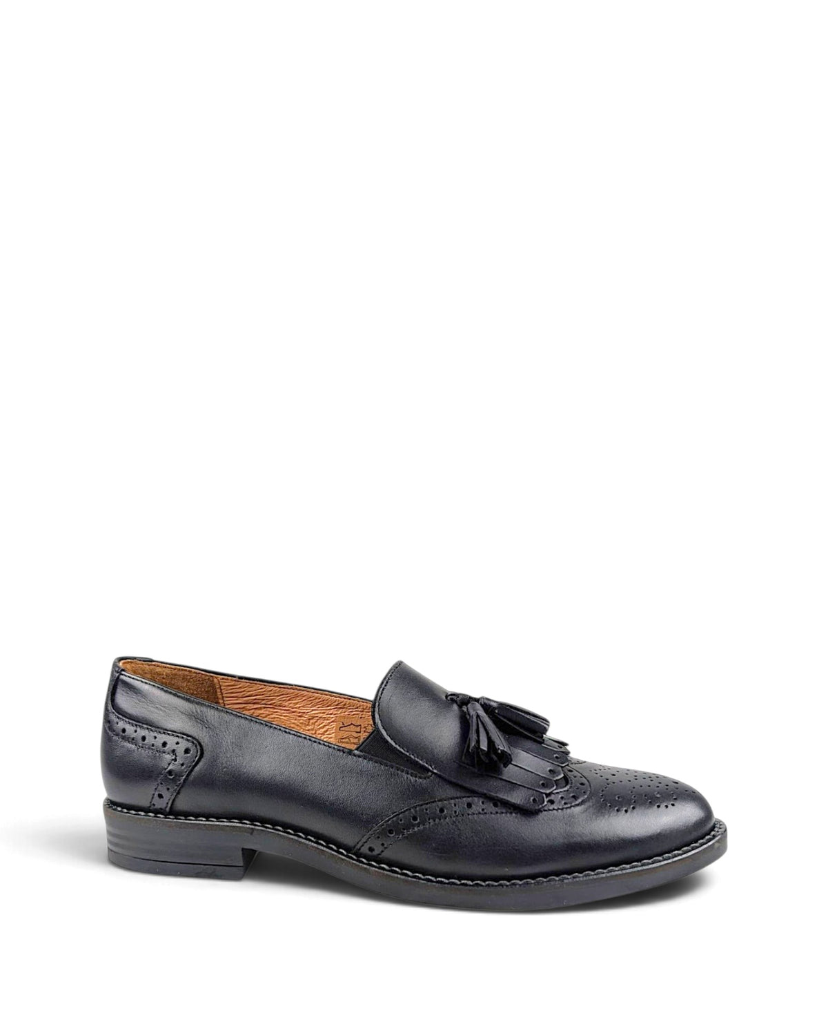 Sapatos em pele com franjas 26372
