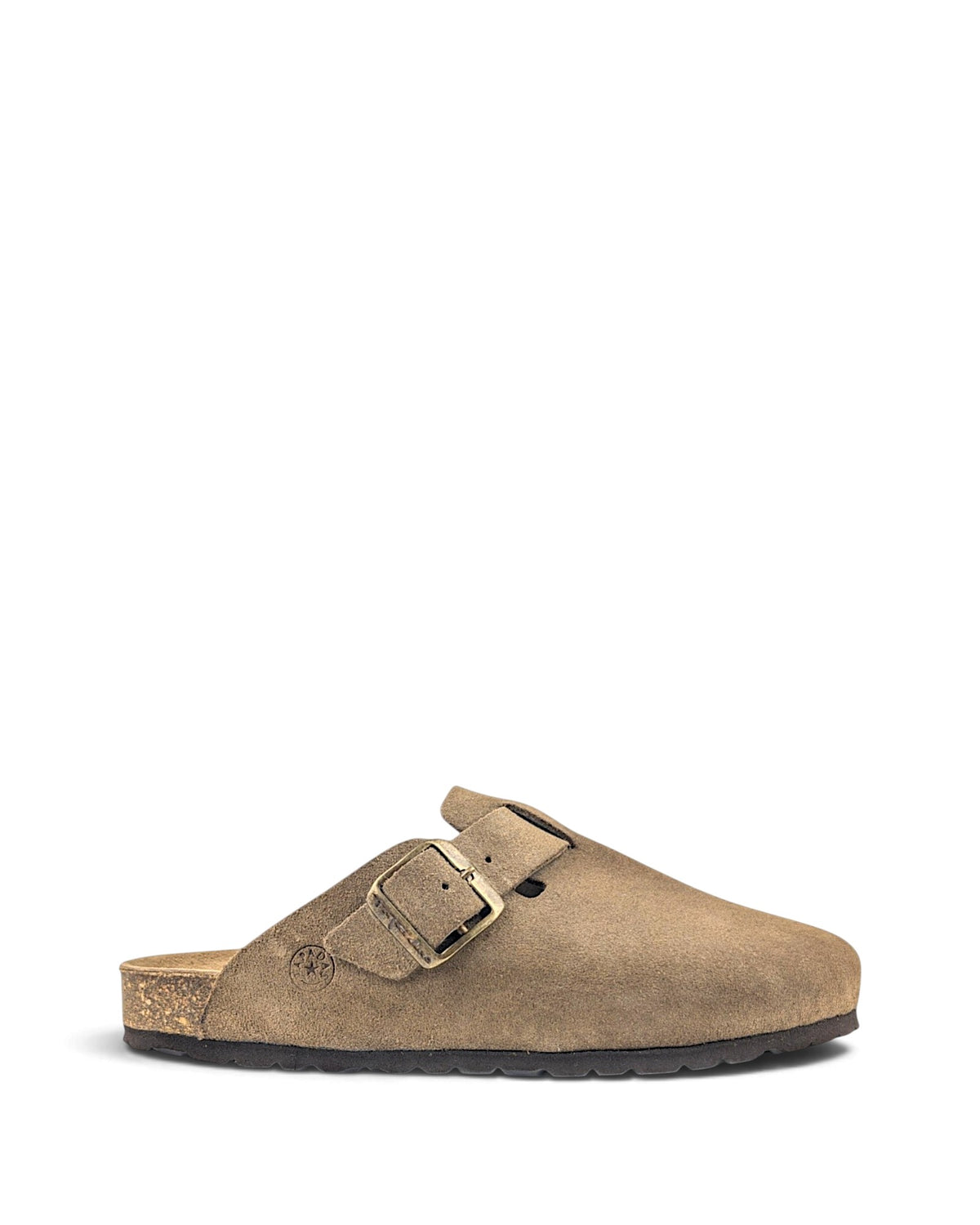 Clogs em camurça com fivela 26370