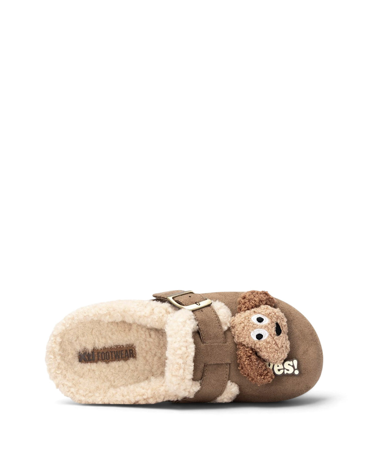 Clogs com pêlo e detalhe animal 26365