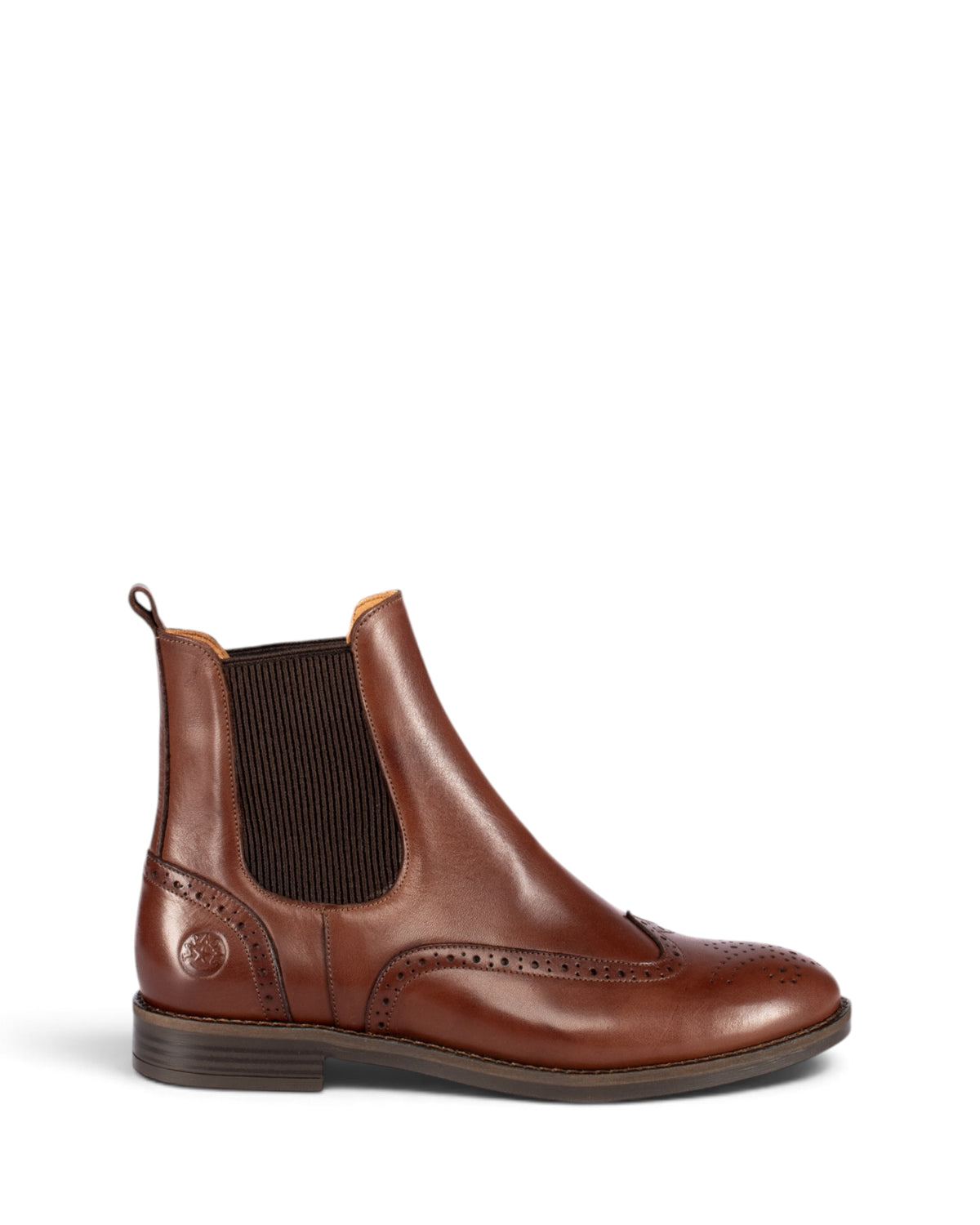 Botins Chelsea estilo inglês em pele 26335