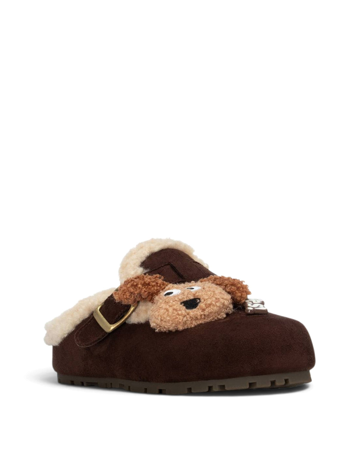 Clogs com pêlo e detalhe animal 26365