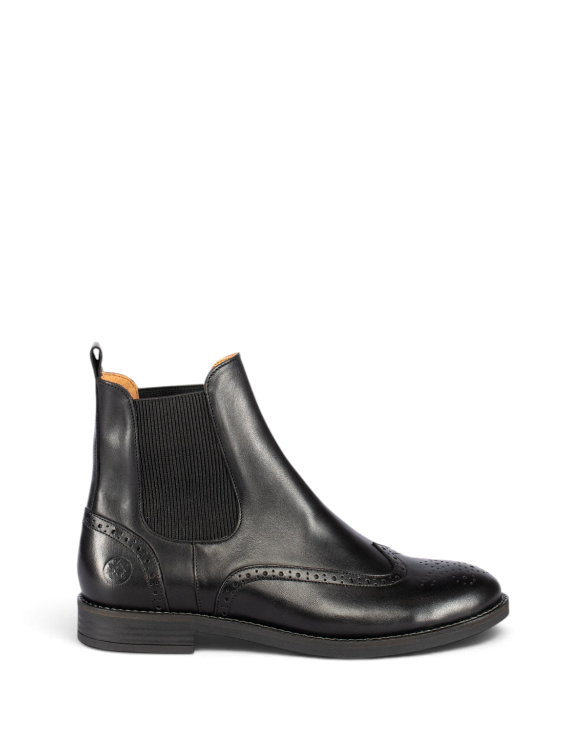 Botins Chelsea estilo inglês em pele 26335
