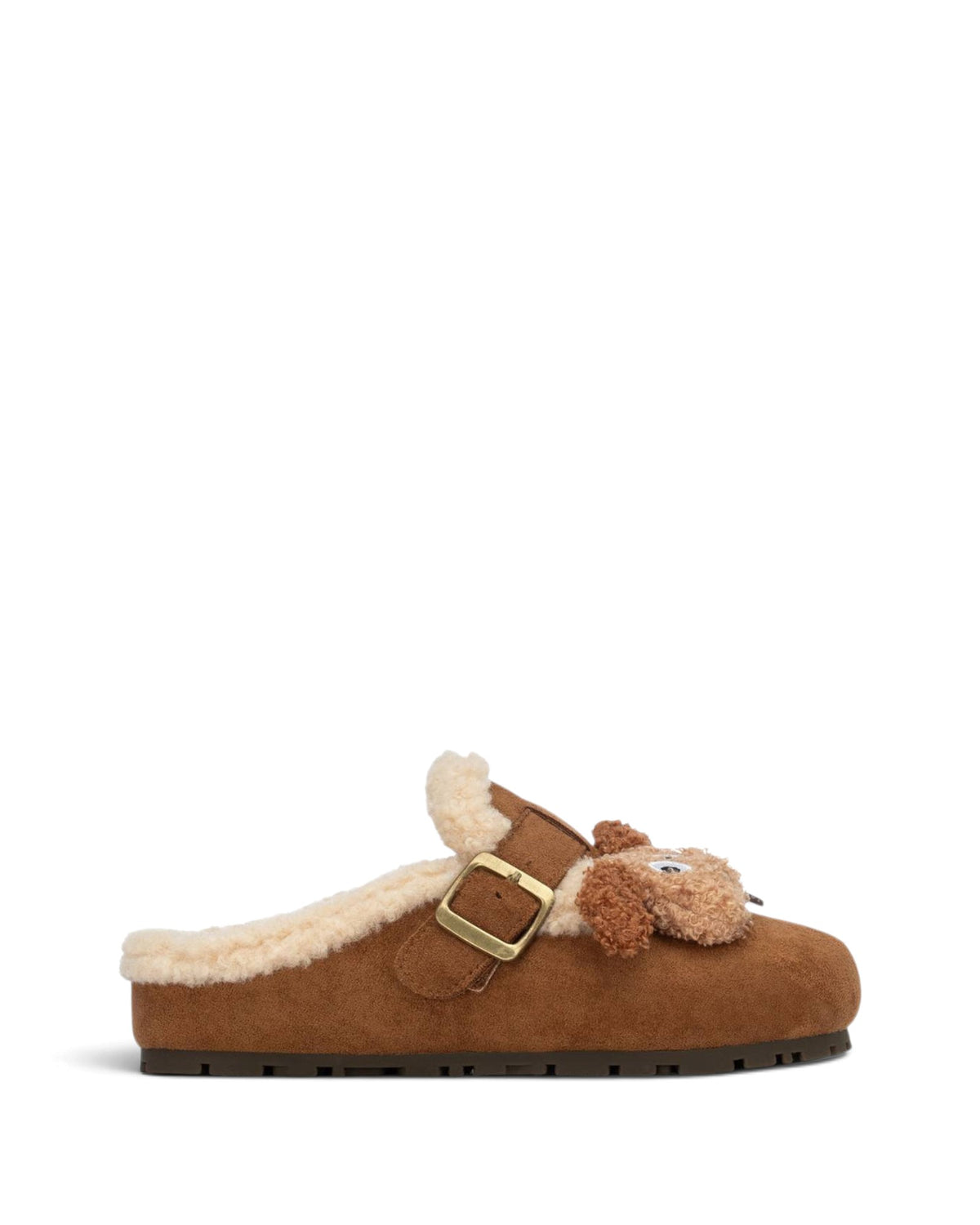 Clogs com pêlo e detalhe animal 26365
