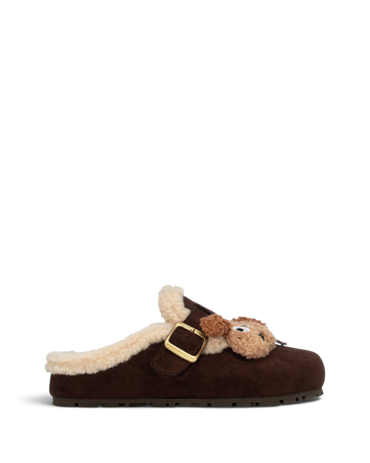 Clogs com pêlo e detalhe animal 26365