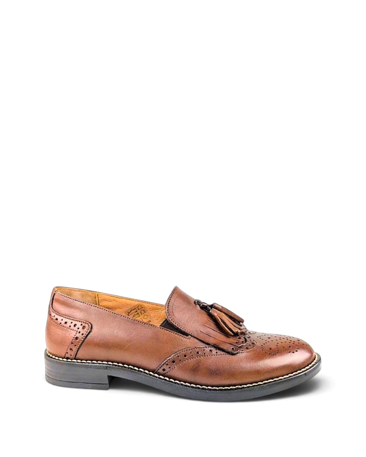 Sapatos em pele com franjas 26372